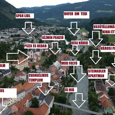 Park Kertes Haz Koezpontjaban Gyoenyoeru Kilatassal Dog Friendly Garden House With A Wonderful View In Centre Murau